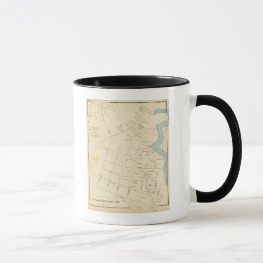 Stadt Portsmouth 2 Tasse (Rechts)