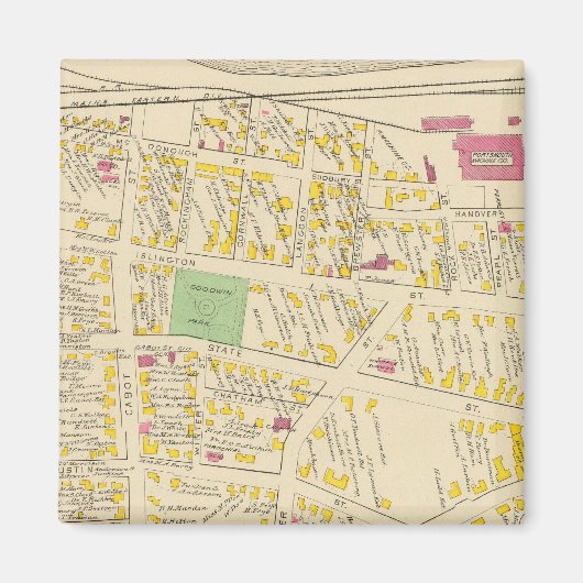 Stadt Portsmouth Magnet (Vorne)