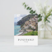 Stadt Positano an der italienischen Amalfiküste Postkarte (Stehend Vorderseite)