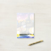 Stadt Post-it Klebezettel (Auf Schreibtisch)