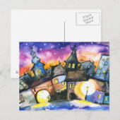 Stadt Postkarte (Vorne/Hinten)