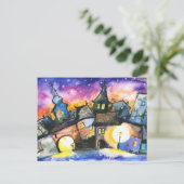Stadt Postkarte (Stehend Vorderseite)