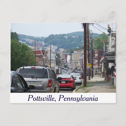 Stadt Pottsville, Pennsylvania Post Card Postkarte (Vorderseite)