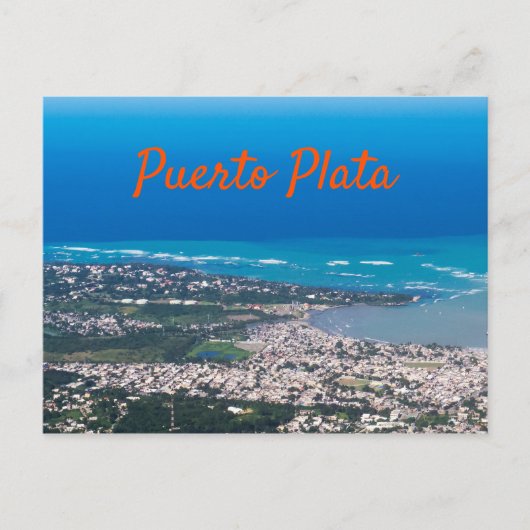 Stadt Puerto Plata Postkarte (Vorderseite)