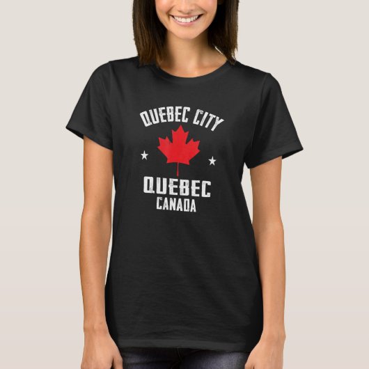 Stadt Quebec 10 T-Shirt (Vorderseite)