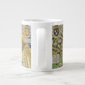 Stadt Quebec Karte Jumbo-Tasse (Rückseite)