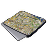 Stadt Quebec Karte Laptopschutzhülle (Vorne Knopf)