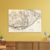 Stadt Quebec Leinwanddruck (Insitu (Wohnzimmer))