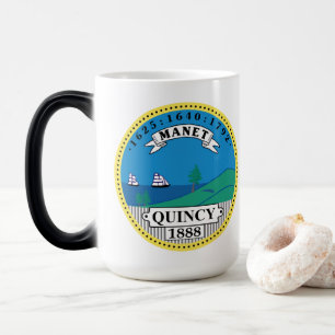 Stadt Quincy Massachusetts Verwandlungstasse