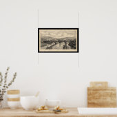 Stadt Reading PA Pennsylvania Bridge Poster (Küche)
