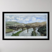 Stadt Reading PA Pennsylvania Bridge Print Poster (Vorne)