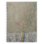 Stadt: Regenbogen Notizblock (Vorderseite)