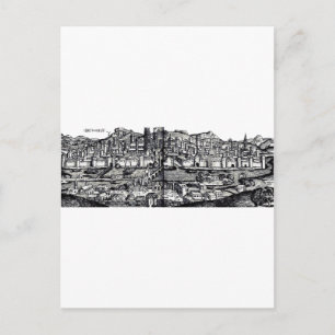 Stadt Regensburg im Osten Bayerns Postkarte