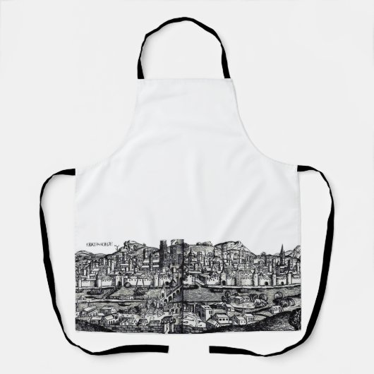 Stadt Regensburg im Osten Bayerns Schürze (Vorderseite)