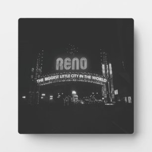 Stadt Reno Fotoplatte