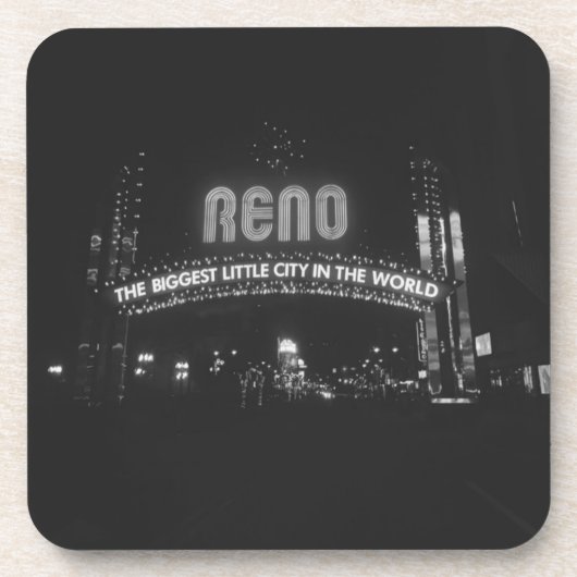 Stadt Reno Getränkeuntersetzer (Vorderseite)