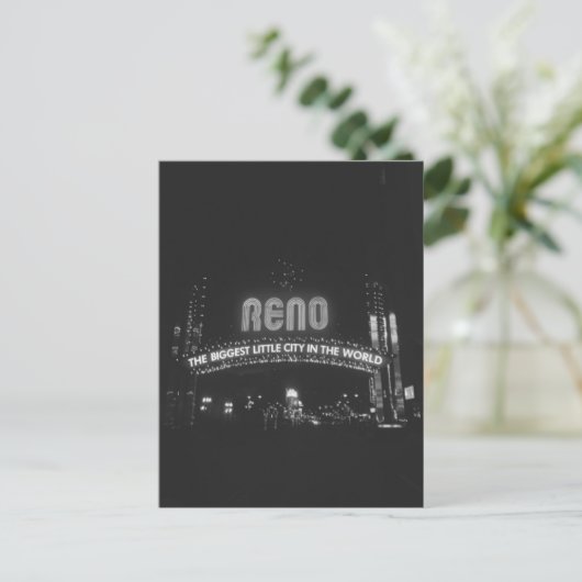 Stadt Reno Postkarte (Stehend Vorderseite)