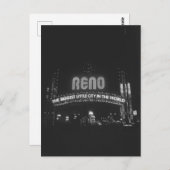 Stadt Reno Postkarte (Vorne/Hinten)