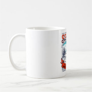 Stadt Retro Seattle Kaffee und Herbstflanellhemden Kaffeetasse