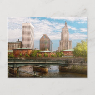 Stadt - RI - Providence - Die Stadt Providence Postkarte