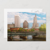 Stadt - RI - Providence - Stadt der Providence Postkarte (Vorne/Hinten)