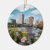 Stadt Richmond Virginia Keramik Ornament (Links)