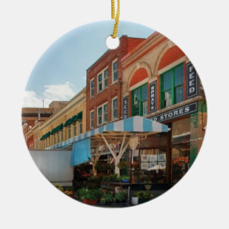 Stadt - Roanoke, VA - der Stadtmarkt Keramik Ornament