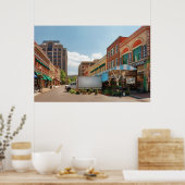 Stadt - Roanoke, VA - der Stadtmarkt Poster (Küche)