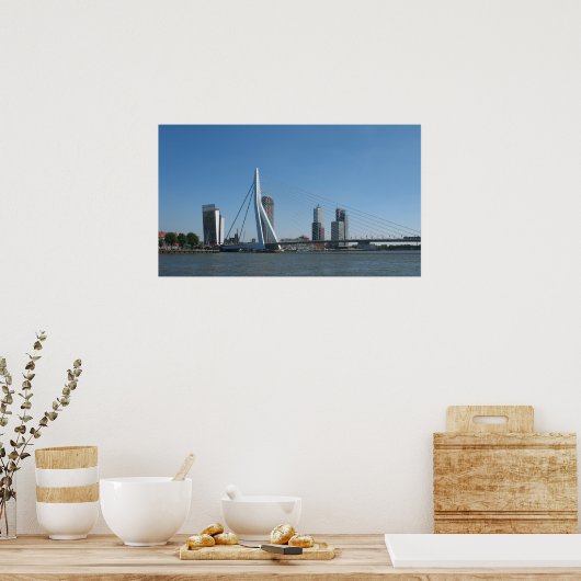Stadt Rotterdam Poster Print (Küche)