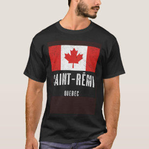 Stadt Saint Rémi KANADA Kanadische Flagge Souveni T-Shirt