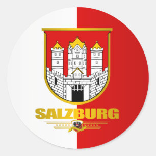 Stadt Salzburg Runder Aufkleber