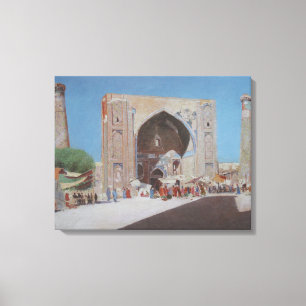 Stadt Samarkand (von Vasily Vereshchagin) Leinwanddruck