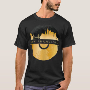 Stadt San Francisco mit San Francisco Skyline T-Shirt