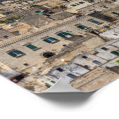 Stadt Sassi di Matera in Italien Poster (Ecke)