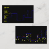 Stadt Scape Visitenkarte (Vorne/Hinten)