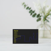 Stadt Scape Visitenkarte (Stehend Vorderseite)