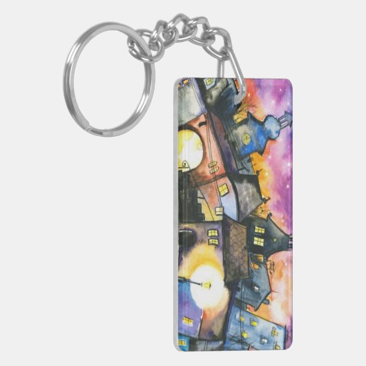 Stadt Schlüsselanhänger (Vorderseite links)