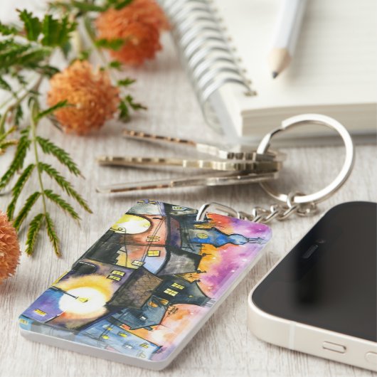 Stadt Schlüsselanhänger (Vorderseite rechts)