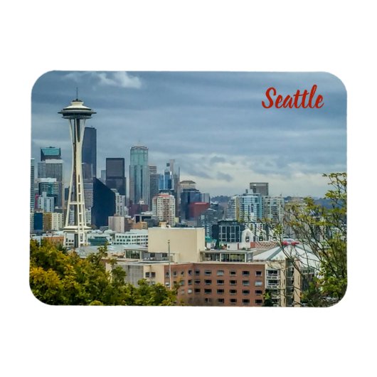 Stadt Seattle Magnet (Horizontal)