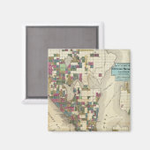 Stadt Seattle und Umgebung Magnet (Vorderseite/Rückseite)