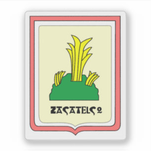 Stadt Siegel Zacatelco, Mexiko Aufkleber