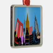 STADT SILBERNES ORNAMENT (Rechts)