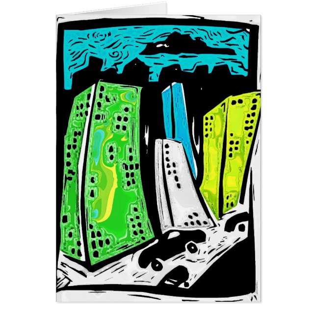 Stadt-Skyline 7 (Vorne)