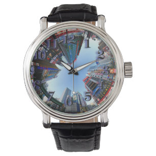 Stadt-Skyline Armbanduhr