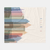Stadt-Skyline Atlantas, Georgia | Fleecedecke (Vorderseite (Horizontal))
