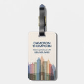 Stadt-Skyline Atlantas, Georgia | Gepäckanhänger (Rückseite vertikal)