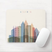 Stadt-Skyline Atlantas, Georgia | Mousepad (Mit Mouse)