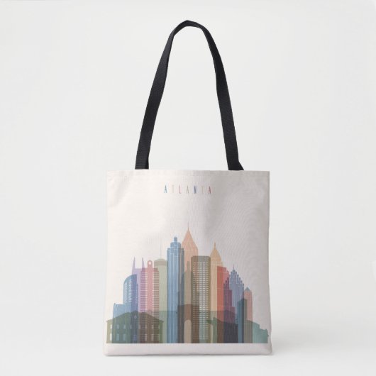 Stadt-Skyline Atlantas, Georgia | Tasche (Vorderseite)