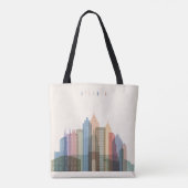 Stadt-Skyline Atlantas, Georgia | Tasche (Rückseite)