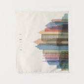 Stadt-Skyline Atlantas, Georgia | Wandteppich (Vorderseite)